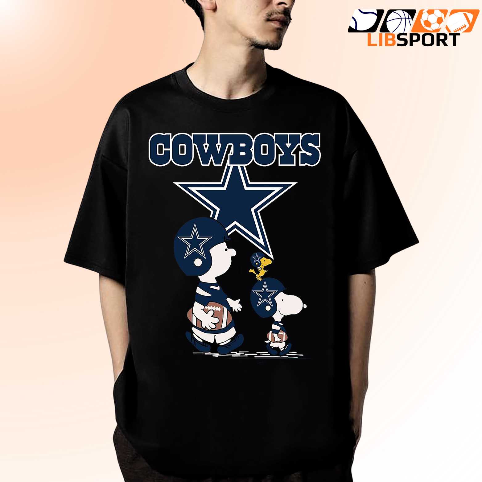 Dallas Cowboys Snoopy T-Shirt, Funny Peanuts Tee, Nfl Game Day Top